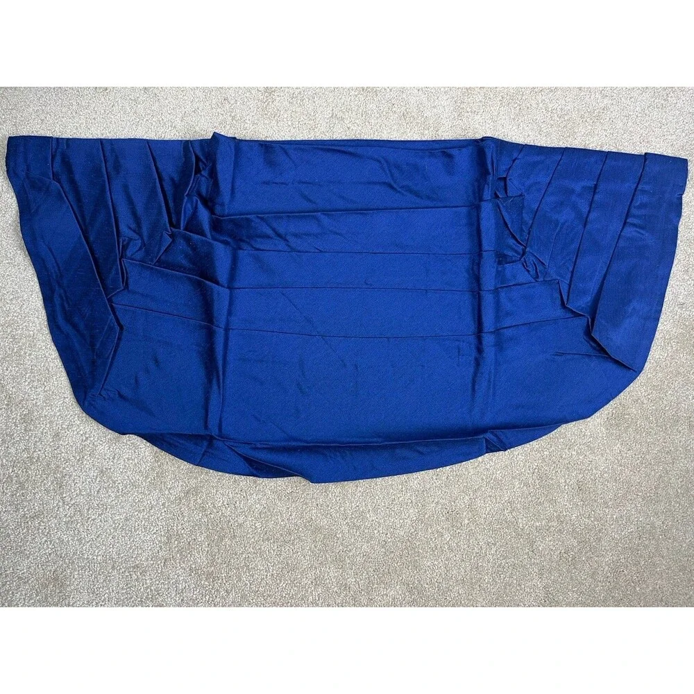 NOS 3 Set JCPenney Supreme 3pc Swag & Cascade Retro Set Blue 50” Window USA Made
